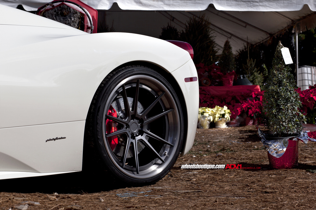 photo 6 Ferrari 458 Spider custom wheels ADV 5.2 Track Spec SL 21x9.5, ET , tire size 255/30 R21. 22x12.5 ET 335/25 R22