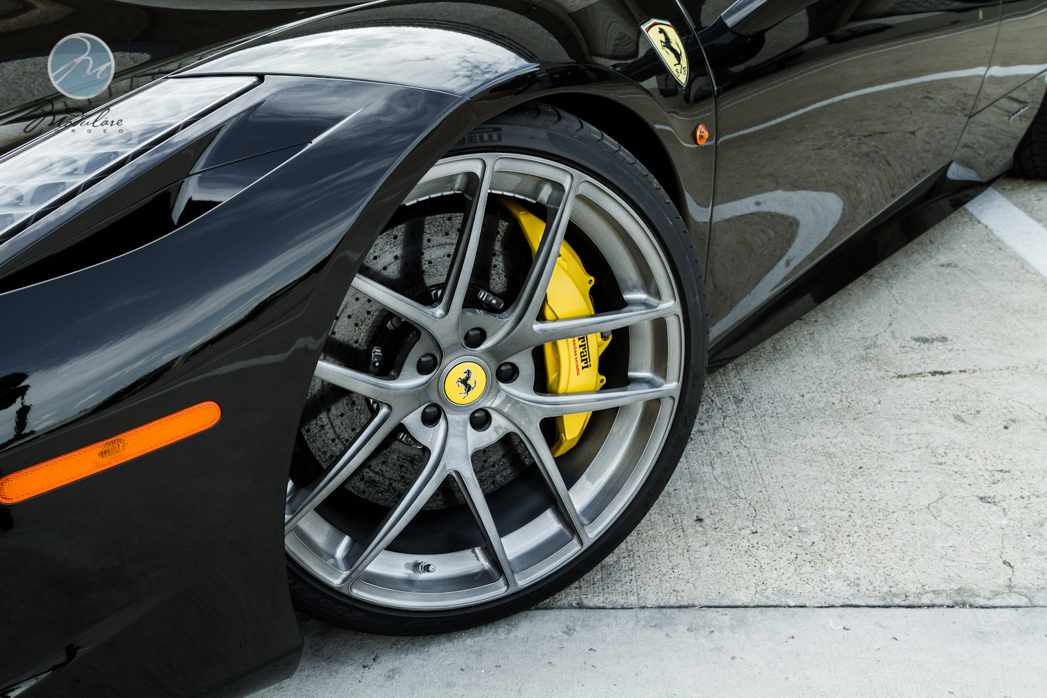 photo 8 Ferrari 458 Italia custom wheels Modulare B18 Evo 21x9.0, ET , tire size 255/30 R21. 22x12.0 ET 335/25 R22