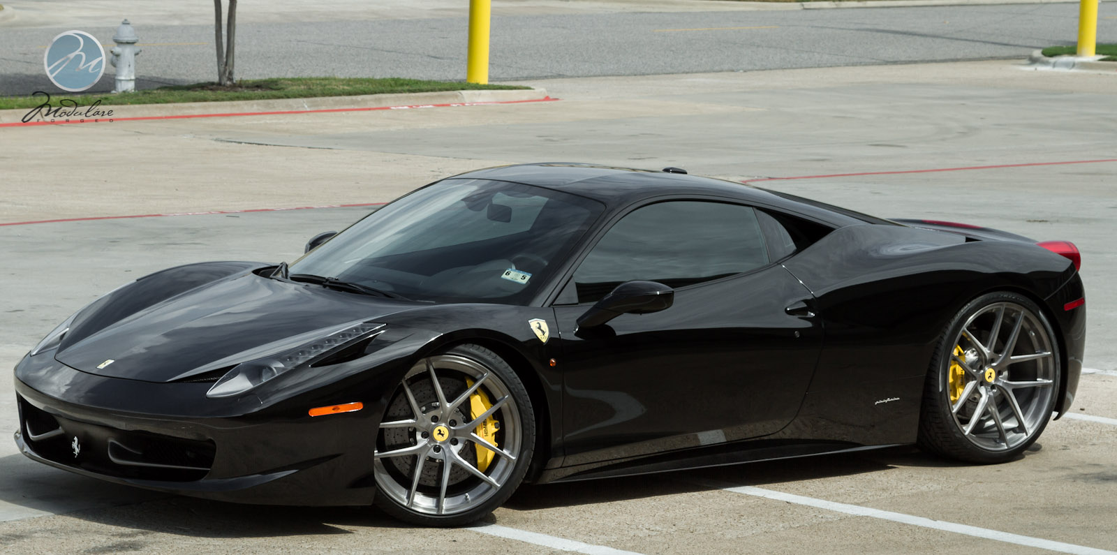 photo 10 Ferrari 458 Italia custom wheels Modulare B18 Evo 21x9.0, ET , tire size 255/30 R21. 22x12.0 ET 335/25 R22
