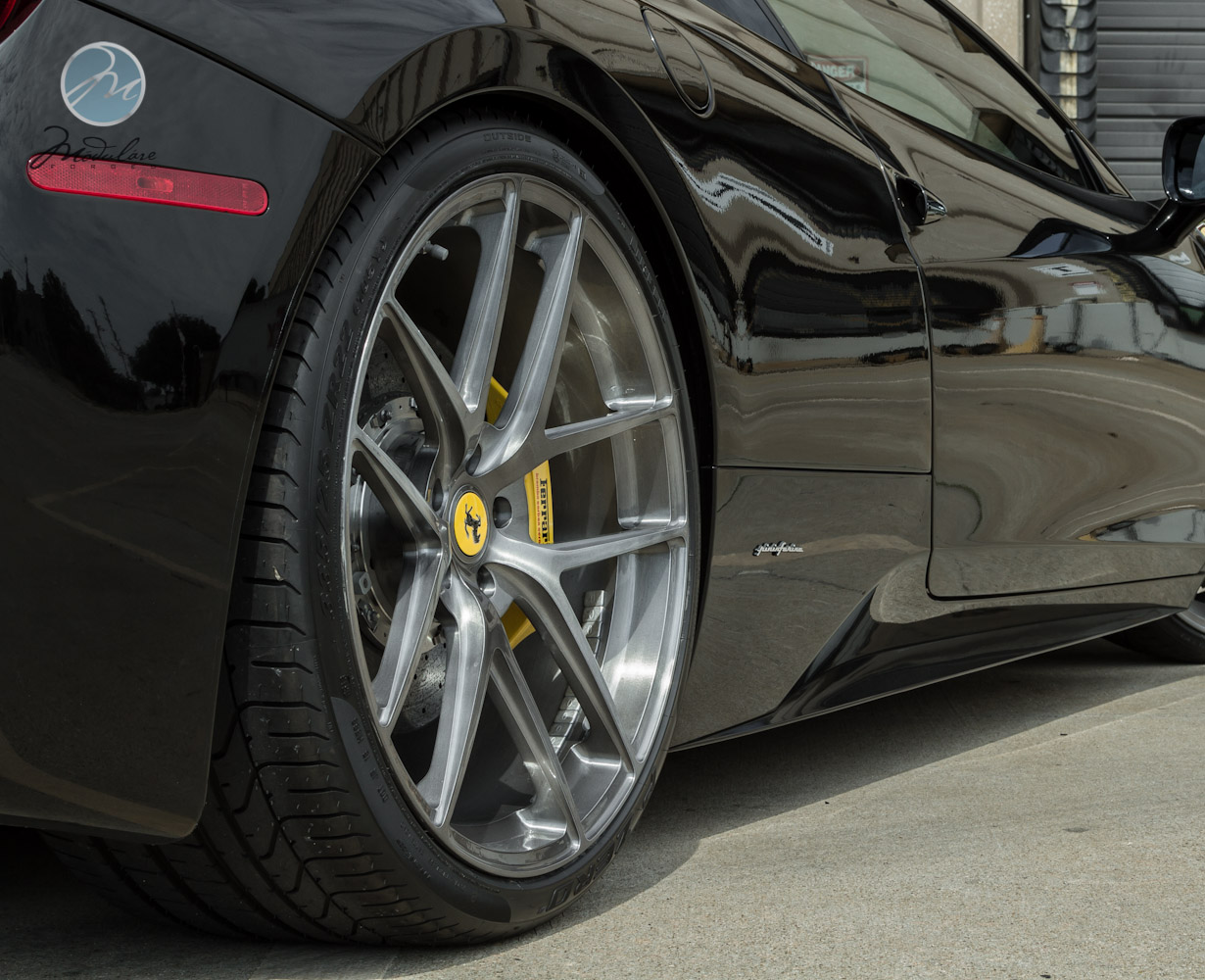 photo 14 Ferrari 458 Italia custom wheels Modulare B18 Evo 21x9.0, ET , tire size 255/30 R21. 22x12.0 ET 335/25 R22