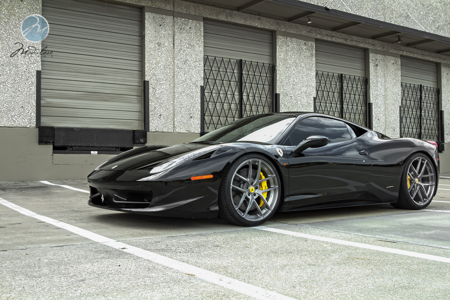 photo 15 Ferrari 458 Italia custom wheels Modulare B18 Evo 21x9.0, ET , tire size 255/30 R21. 22x12.0 ET 335/25 R22