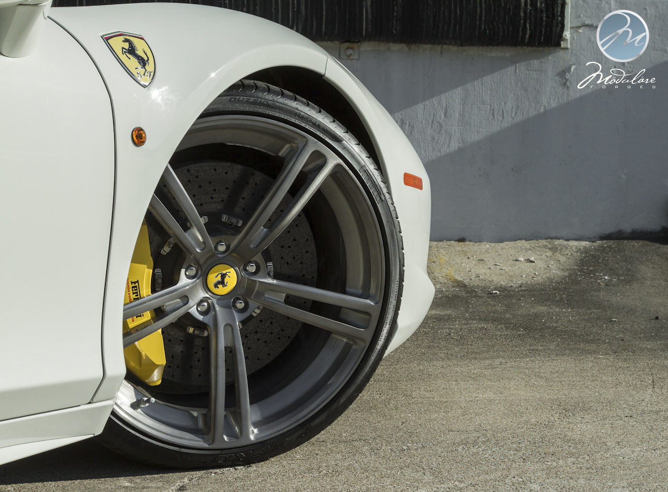 photo 1 Ferrari 458 Italia custom wheels Modulare B35  21x9.0, ET , tire size 255/30 R21. 22x12.0 ET 335/25 R22