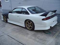 photo 3 Nissan S14 custom wheels ADVAN TC-II 18x8.5, ET +22, tire size 215/35 R18. 18x9.5 ET+22 245/35 R18