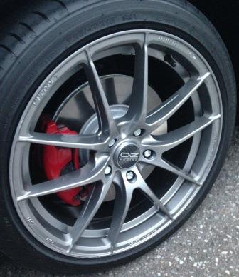 photo 1 Volkswagen Golf GTI custom wheels OZ LEGGERA HLT 18x8.0, ET +48, tire size X R18. x ET 