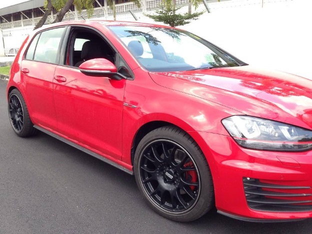 photo 1 Volkswagen Golf GTI custom wheels BBS CH BLACK - REVISITED 18x8.5, ET +35, tire size X R18. x ET