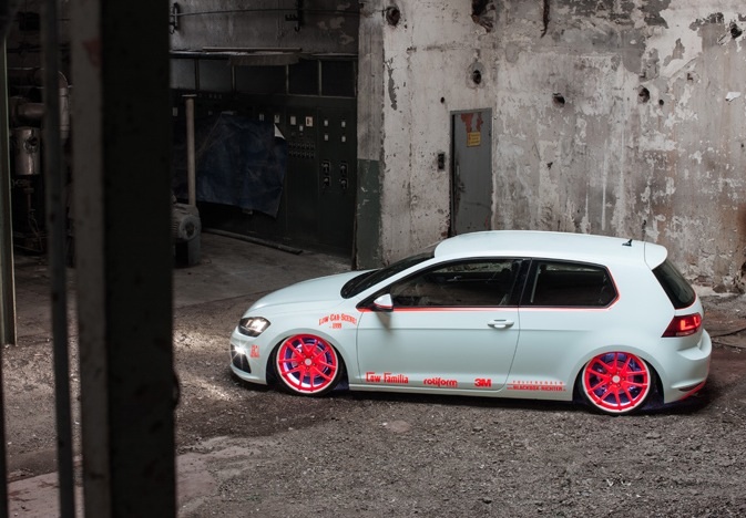 photo 4 Volkswagen Golf GTI custom wheels ROTIFORM SNA REVISITED 20x9.0, ET +40, tire size X R20. x ET 