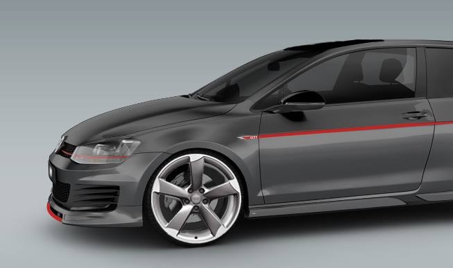 photo 2 Volkswagen Golf GTI custom wheels AUDI  RS4 ROTORS 19x8.5, ET +43, tire size X R19. x ET 