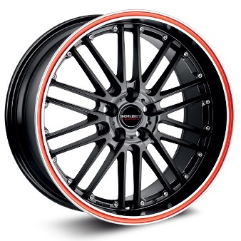 photo 3 Volkswagen Golf GTI custom wheels BORBET  CW2 REDLINE 19x8.5, ET +45, tire size X R19. x ET 