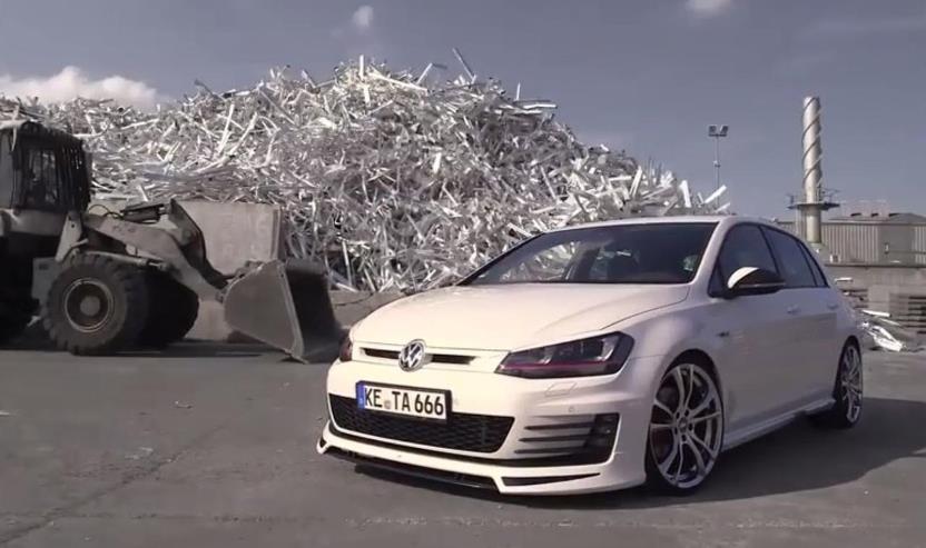 photo 2 Volkswagen Golf GTI custom wheels ABT ER-C 19x8.5, ET +45, tire size 225/35 R19. x ET