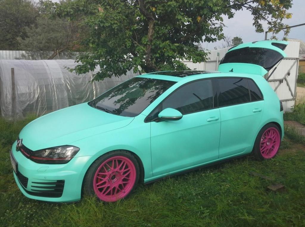 photo 2 Volkswagen Golf GTI custom wheels BBS RG2 18x8.0, ET +40, tire size X R18. 18x9.0 ET+42