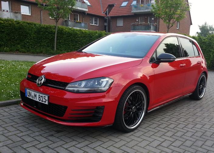 photo 1 Volkswagen Golf GTI custom wheels INOVIT HASTE BLACK 19x8.5, ET +45, tire size X R19. x ET