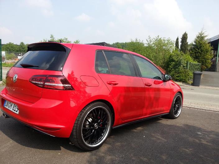 photo 2 Volkswagen Golf GTI custom wheels INOVIT HASTE BLACK 19x8.5, ET +45, tire size X R19. x ET