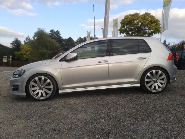 photo 4 Volkswagen Golf GTI custom wheels LOMBARTHO LX 19x8.5, ET +48, tire size X R19. x ET