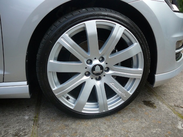 photo 1 Volkswagen Golf GTI custom wheels LOMBARTHO LX 19x8.5, ET +48, tire size X R19. x ET
