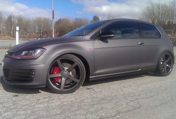photo 3 Volkswagen Golf GTI custom wheels VOSSEN CV3 19x8.5, ET +45, tire size X R19. x ET