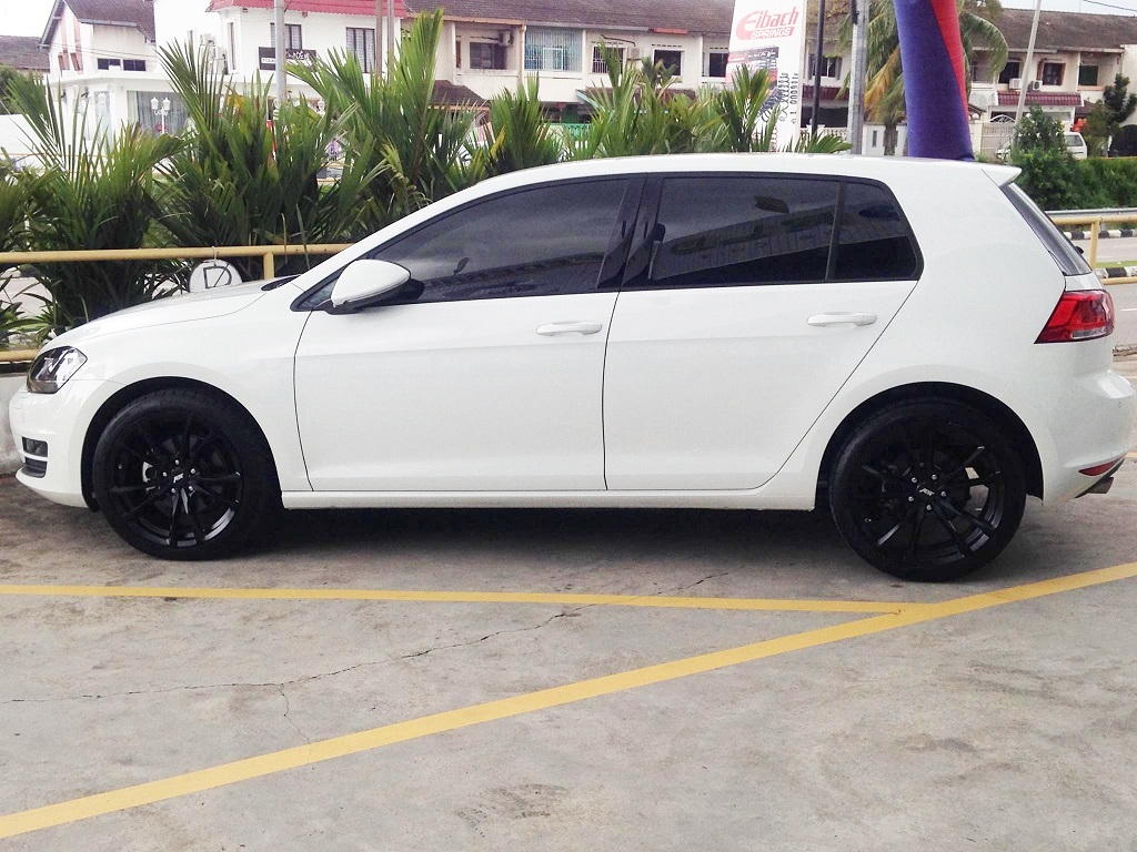 photo 1 Volkswagen Golf GTI custom wheels ABT ER-C 18x8.5, ET +45, tire size X R18. x ET