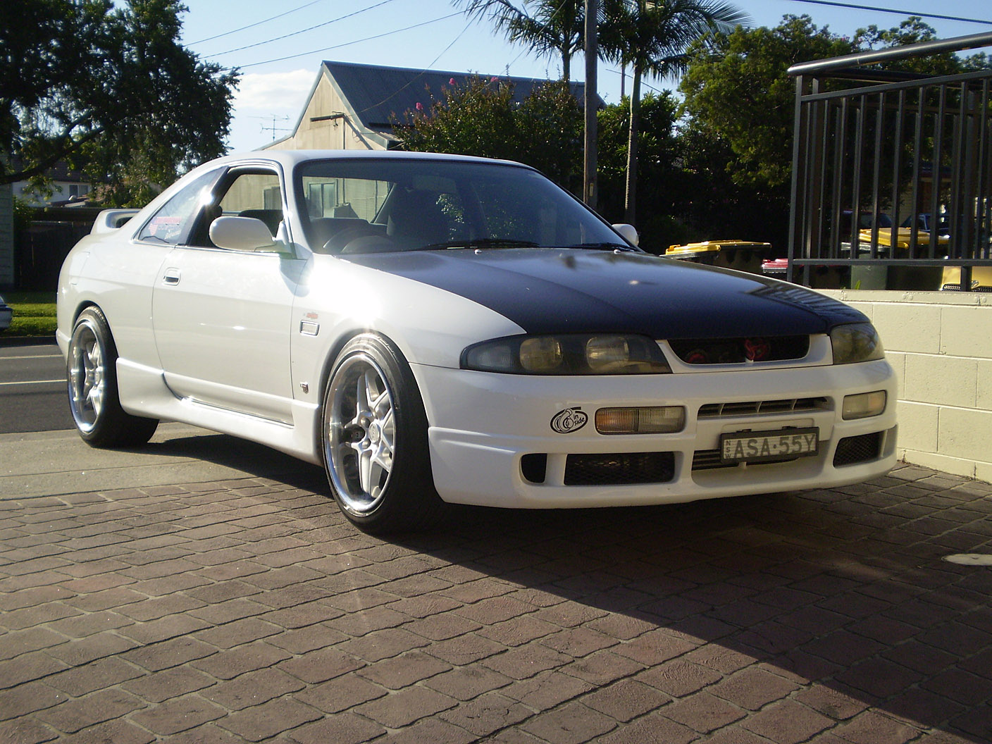 photo 4 Nissan R31-R34 Skyline 2dr custom wheels Blitz Technospeed 03 18x10.0, ET +22, tire size 245/40 R18. x ET 