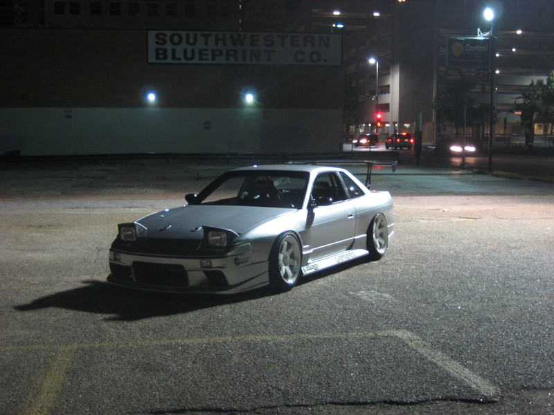photo 2 Nissan S13 custom wheels Rays Engineering Volk Racing TE37 17x9.0, ET 0, tire size 235/40 R17. 18x10.5 ET-10 245/40 R18