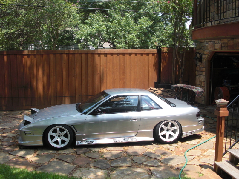 photo 3 Nissan S13 custom wheels Rays Engineering Volk Racing TE37 17x9.0, ET 0, tire size 235/40 R17. 18x10.5 ET-10 245/40 R18