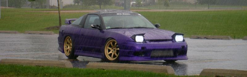 photo 6 Nissan S13 custom wheels Rays Engineering Gram Lights 57S 17x9.5, ET -3, tire size 235/40 R17. 18x9.5 ET+12 235/40 R18