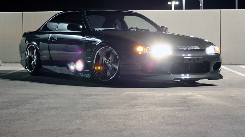 photo 2 Nissan S14 custom wheels AME Shallen CX 18x9.0, ET +5, tire size 225/35 R18. 18x10.0 ET-5 235/35 R18