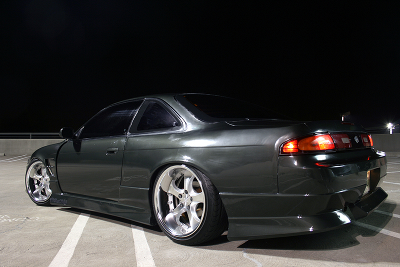 photo 8 Nissan S14 custom wheels AME Shallen CX 18x9.0, ET +5, tire size 225/35 R18. 18x10.0 ET-5 235/35 R18