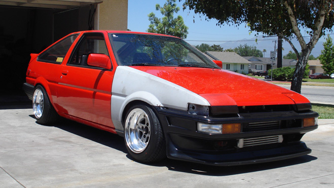 photo 1 Toyota Corolla custom wheels SSR MKII 14x8.0, ET -12, tire size 185/60 R14. 14x8.5 ET-7 