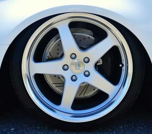 photo 1 Audi A4 custom wheels Work  Gnosis HS203 19x9.5, ET +45, tire size 245/35 R19. x ET 