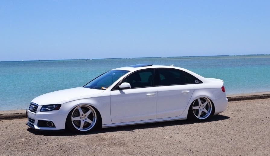 photo 2 Audi A4 custom wheels Work  Gnosis HS203 19x9.5, ET +45, tire size 245/35 R19. x ET 