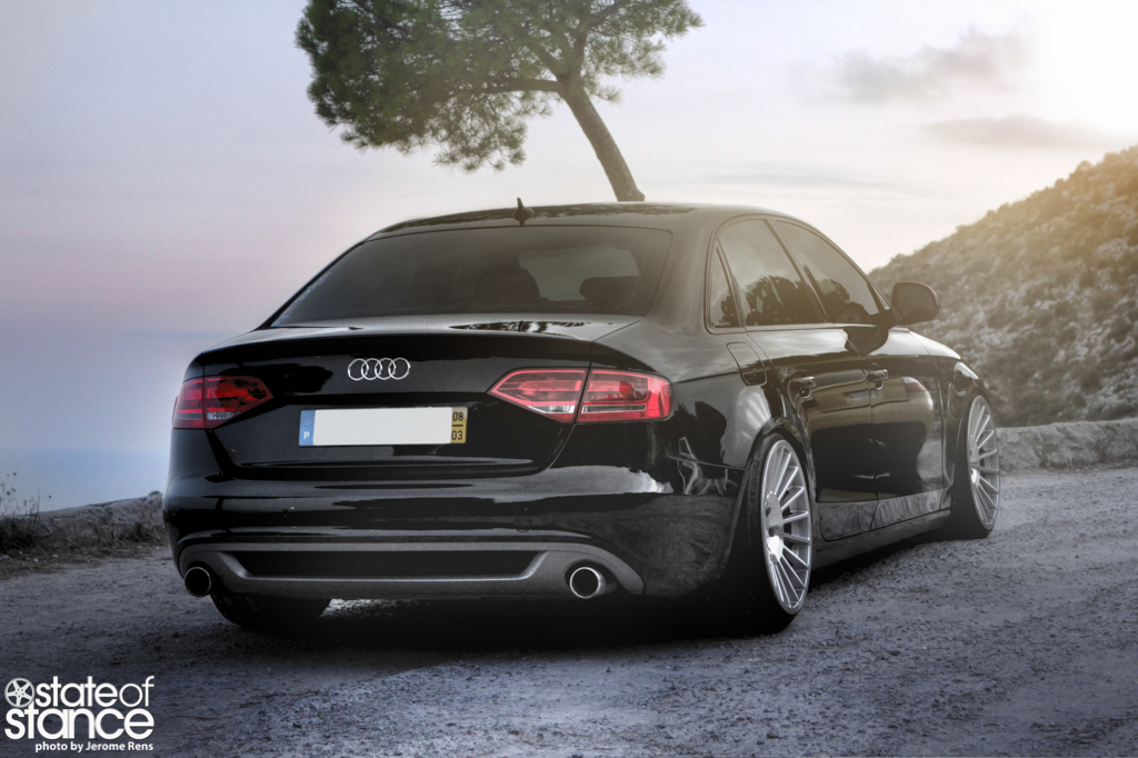 photo 1 Audi A4 custom wheels Rotiform  IND  19x10.0, ET +25, tire size 255/35 R19. x ET 