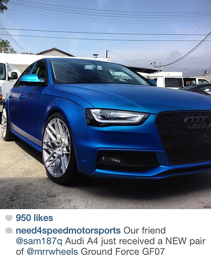 photo 3 Audi A4 custom wheels MRR GF07 19x9.5, ET +35, tire size 255/35 R19. x ET