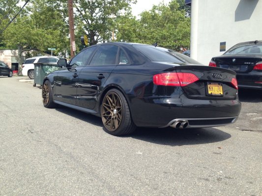 photo 4 Audi A4 custom wheels Klutch  KM20  19x10.0, ET +43, tire size 245/35 R19. x ET 