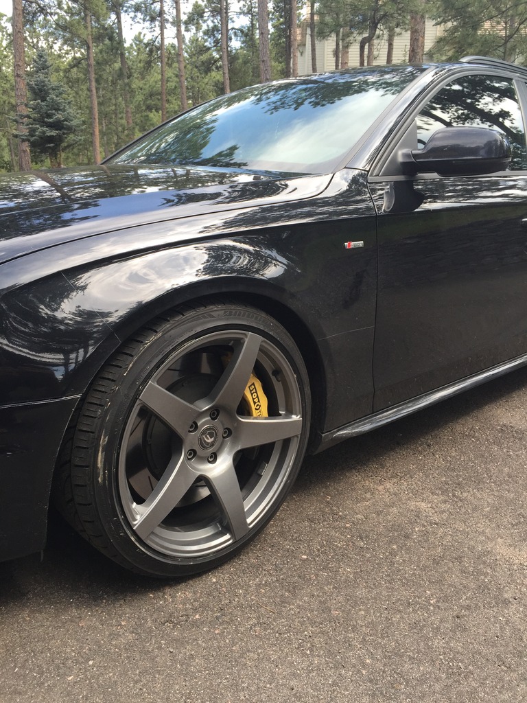 photo 2 Audi A4 custom wheels Forgestar CF5  19x9.5, ET +41, tire size 255/30 R19. x ET 