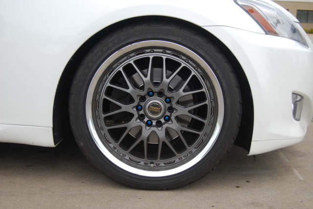 photo 1 Lexus IS 350 custom wheels Volk  GT-U 18x8.0, ET +29, tire size 225/40 R18. x ET 