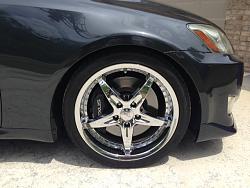 photo 1 Lexus IS 350 custom wheels Milanni ZS1 18x8.0, ET , tire size X R18. 18x9.5 ET 
