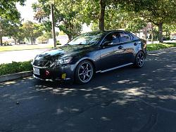 photo 1 Lexus IS 250 custom wheels Gramlights   18x8.0, ET +38, tire size X R18. 18x9.0 ET+22 