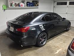 photo 2 Lexus IS 250 custom wheels Gramlights   18x8.0, ET +38, tire size X R18. 18x9.0 ET+22 