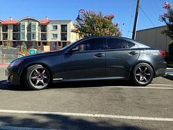 photo 3 Lexus IS 250 custom wheels Gramlights   18x8.0, ET +38, tire size X R18. 18x9.0 ET+22 