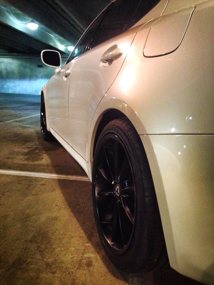 photo 2 Lexus IS 250 custom wheels 18x8.0, ET +40, tire size X R18. 18x9.5 ET+40
