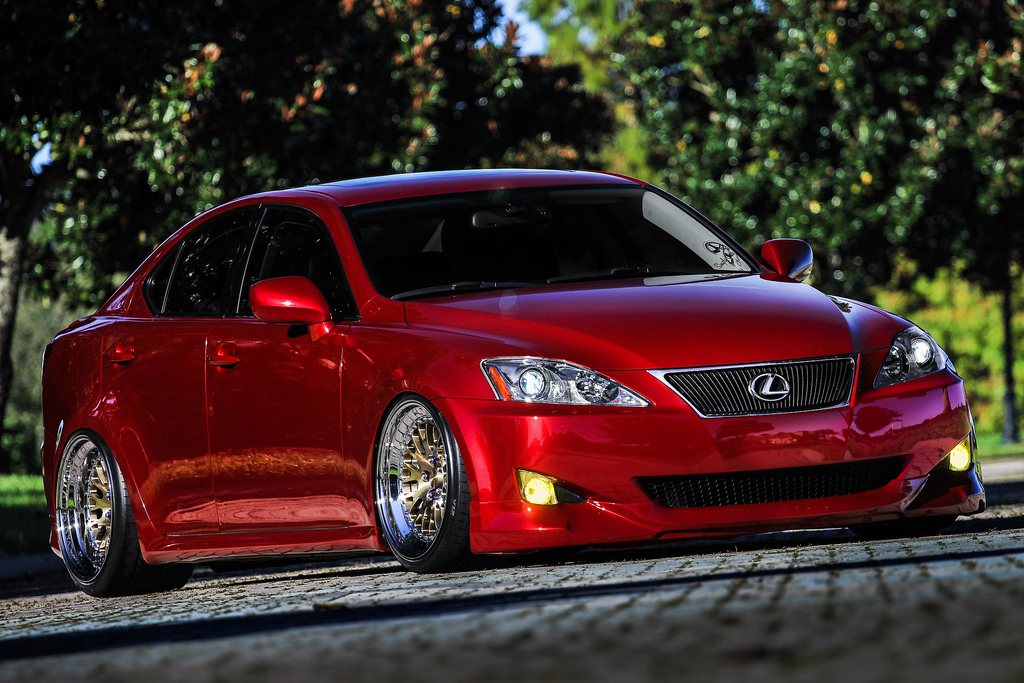 photo 1 Lexus IS 250 custom wheels   18x10.0, ET , tire size 245/35 R18. 18x12.0 ET 295/30 R18