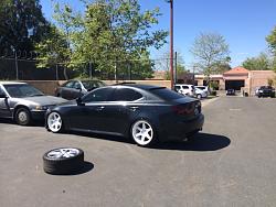 photo 1 Lexus IS 250 custom wheels Varrstoen   18x9.5, ET , tire size X R18. 18x10.5 ET 