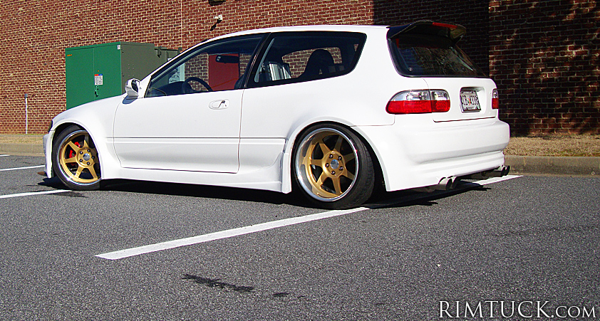 photo 2 Honda Civic custom wheels JLine 7RL2 17x8.0, ET -8, tire size 205/40 R17. 17x10.0 ET-5 215/40 R17