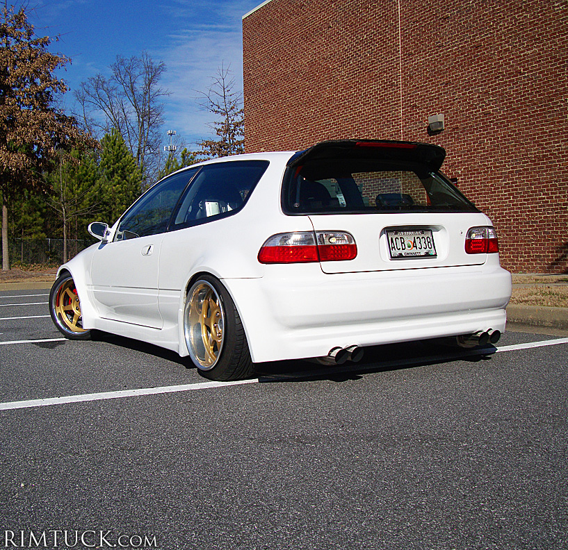 photo 3 Honda Civic custom wheels JLine 7RL2 17x8.0, ET -8, tire size 205/40 R17. 17x10.0 ET-5 215/40 R17