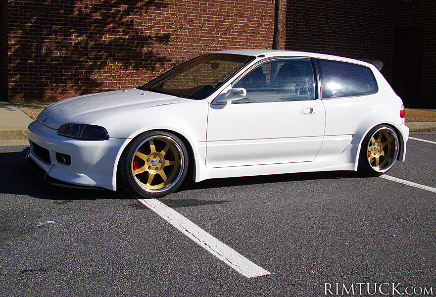 photo 7 Honda Civic custom wheels JLine 7RL2 17x8.0, ET -8, tire size 205/40 R17. 17x10.0 ET-5 215/40 R17