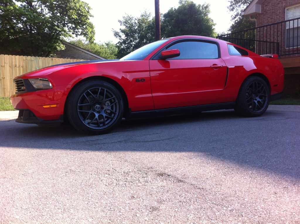 photo 1 Ford Mustang custom wheels AMR Charcoals 19x8.5, ET , tire size 245/45 R19. 19x9.5 ET 275/40 R19