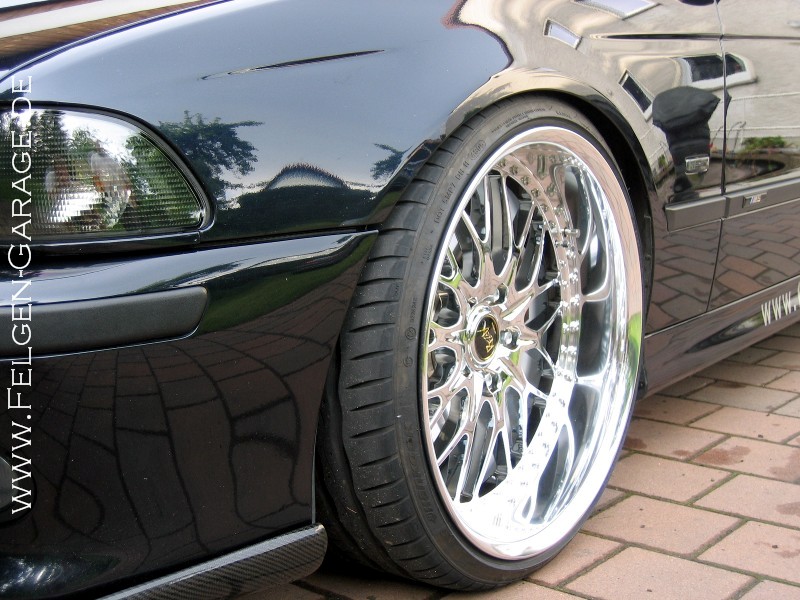 photo 2 BMW M5 custom wheels Work Rezax II 20x10.0, ET +10, tire size 255/30 R20. 20x11.5 ET+16 305/25 R20