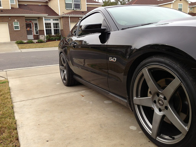 photo 1 Ford Mustang custom wheels Forgestar CF5 20x9.0, ET , tire size 255/35 R20. 20x10.5 ET 295/35 R20
