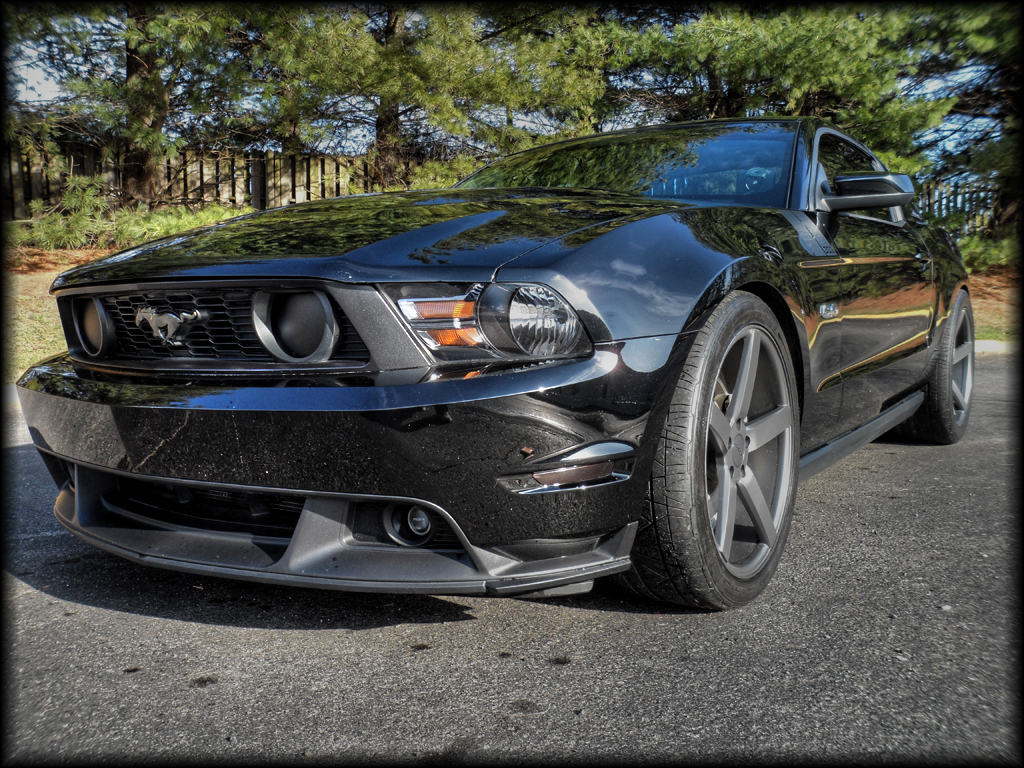 photo 2 Ford Mustang custom wheels Vossen  CV3  20x10.0, ET +11, tire size 275/35 R20. x ET 315/20 R