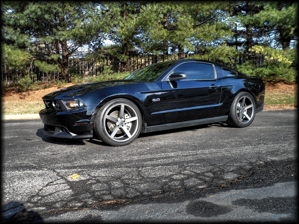 photo 1 Ford Mustang custom wheels Vossen  CV3  20x10.0, ET +11, tire size 275/35 R20. x ET 315/20 R
