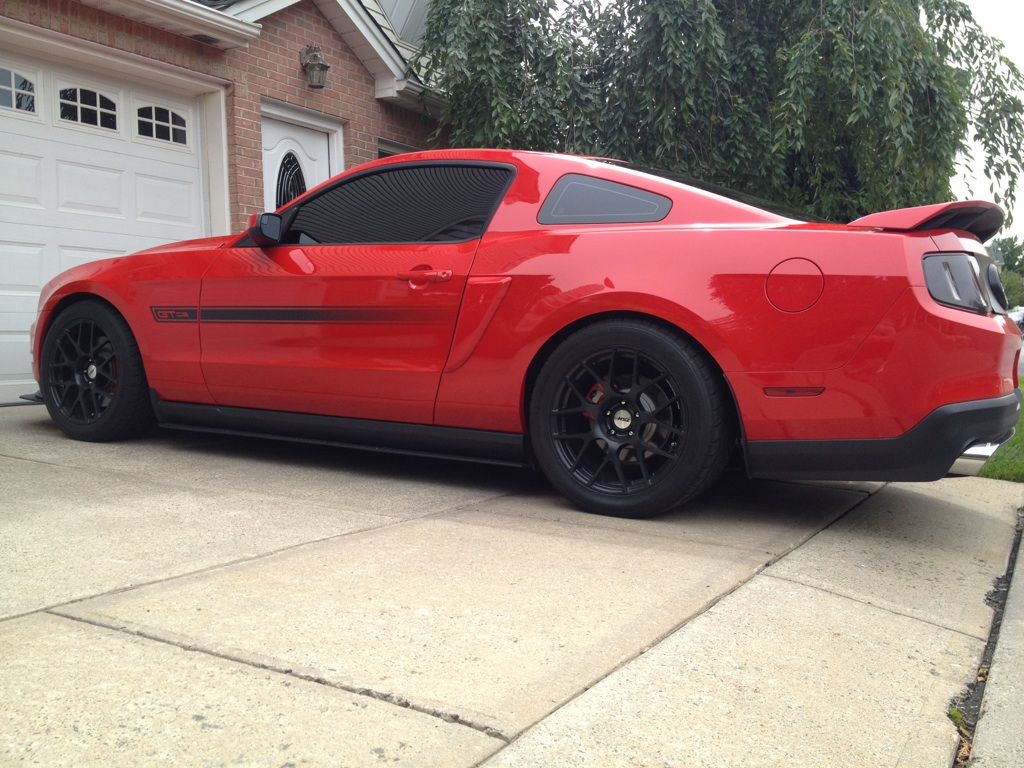 photo 1 Ford Mustang custom wheels TSW Nurburgring 18x9.0, ET , tire size 255/40 R18. 18x9.5 ET 285/40 R18
